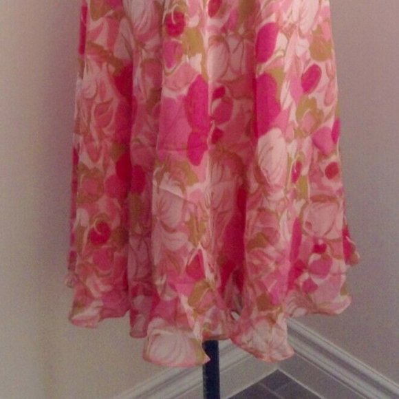 Maggy London Floral Dress - Size 12 - Picture 3 of 5